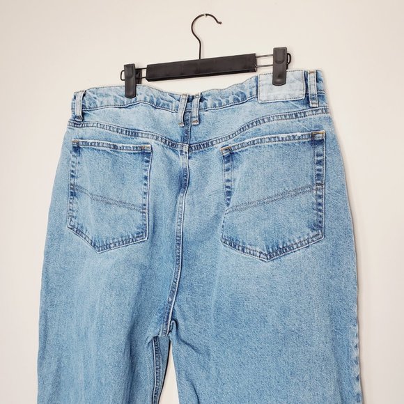 Collusion Jeans High Rise Dad Baggy Vintage Fit Blue 14(plus size) - Picture 5 of 13